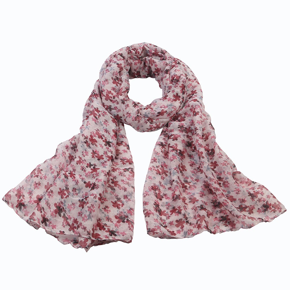 Scarf Dahlia vit