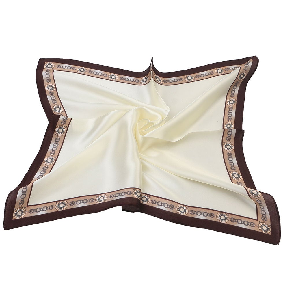 Scarf Olivia silke ljusbeige 