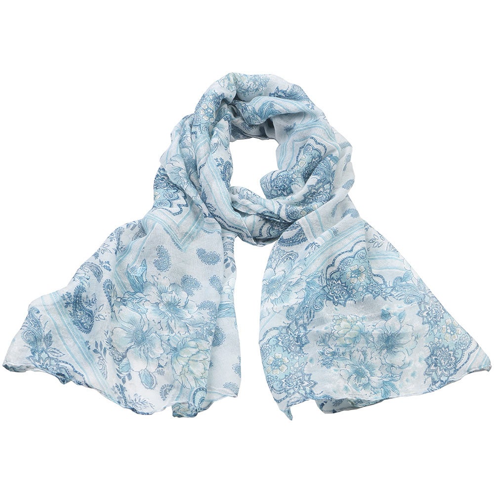 Scarf Greta blå