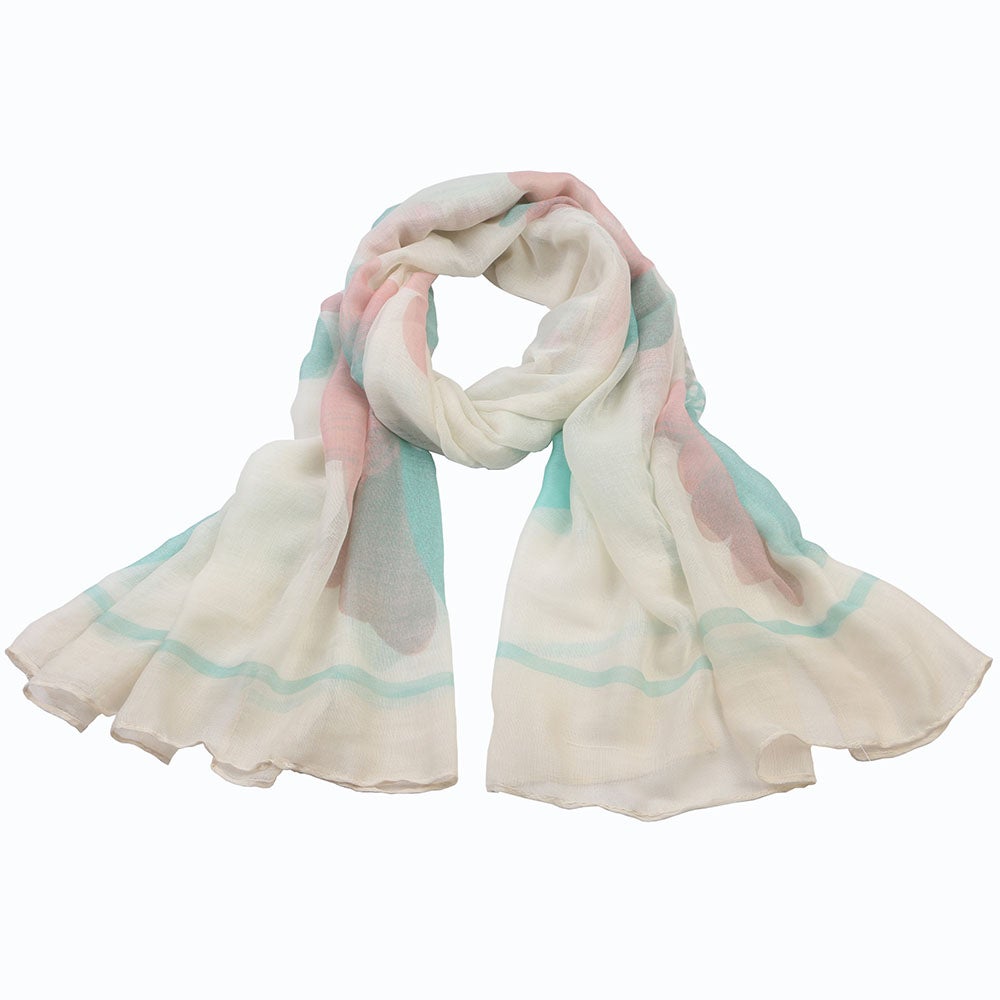 Scarf Leah vit