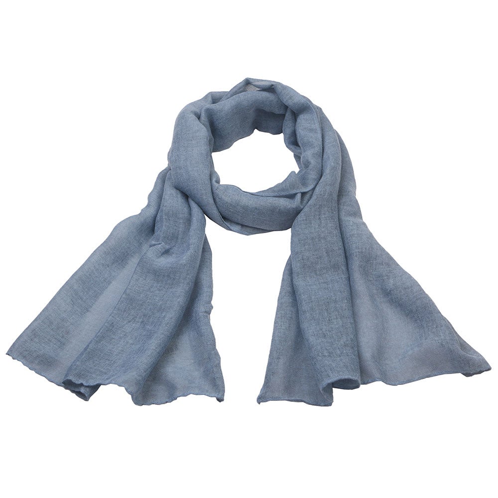 Scarf Lin marinblå