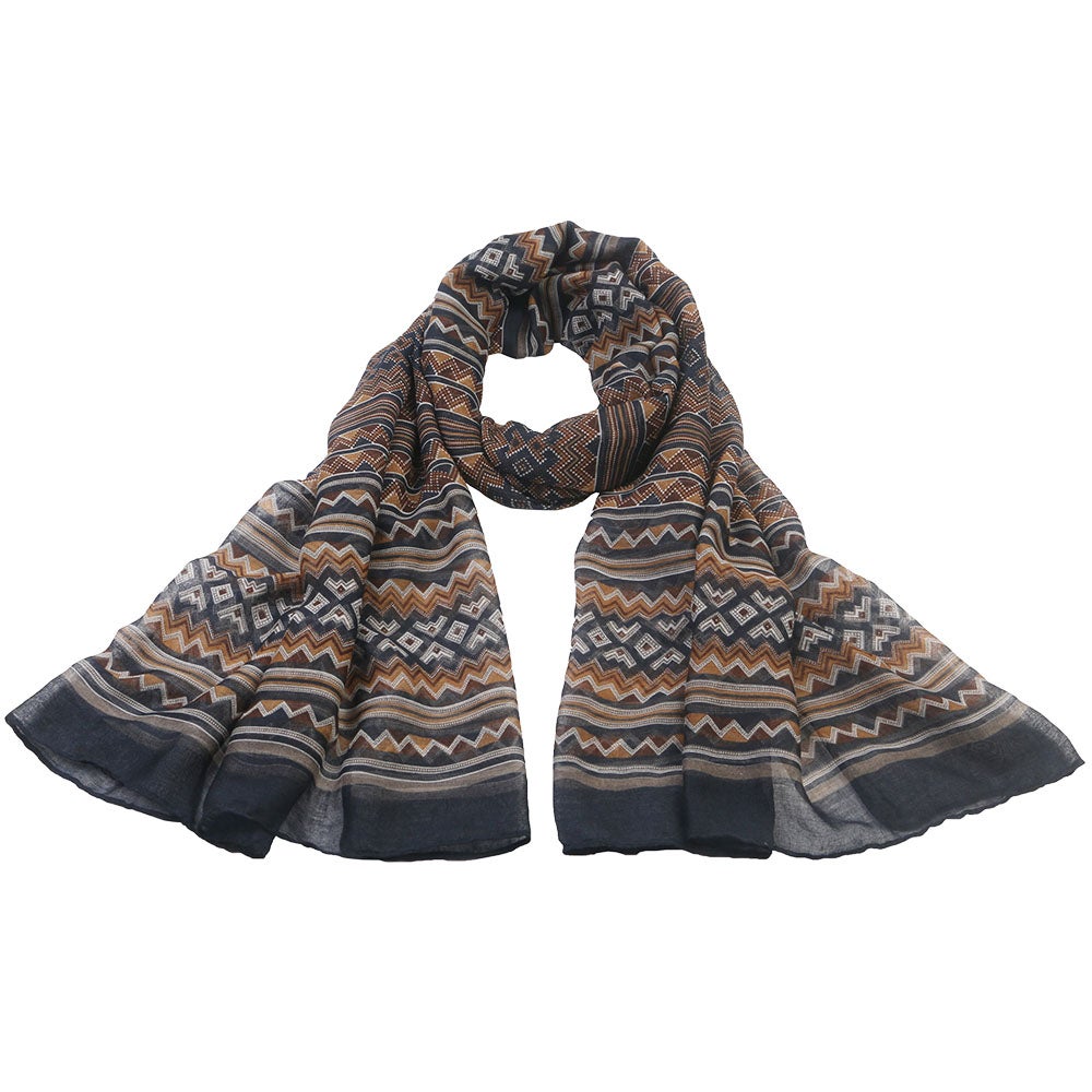 Scarf Olena marinblå