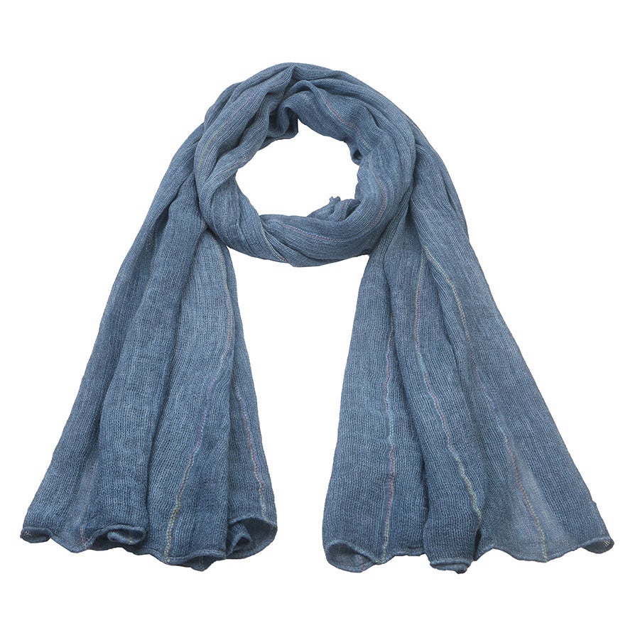 Scarf Elena jeansblå