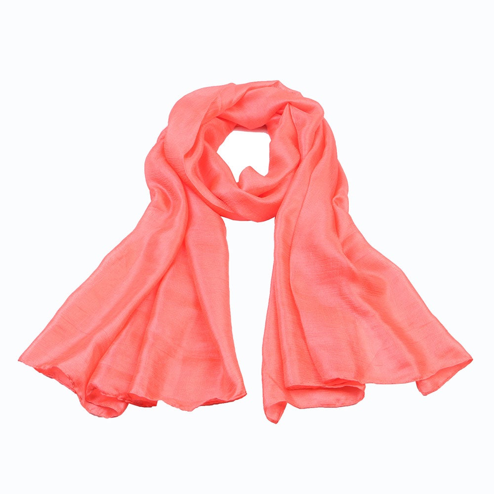Scarf Elegant korall