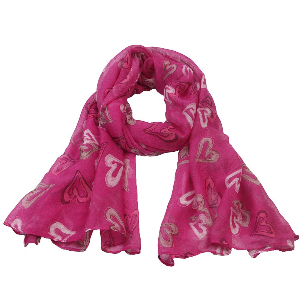 Scarf Love fuchsia