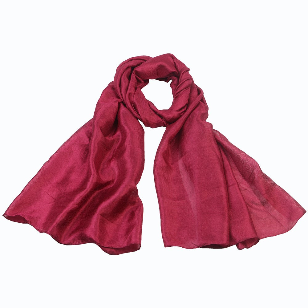 Scarf Elegant vinröd