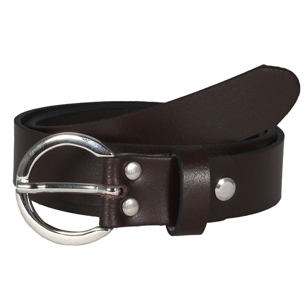 Bälte dam 25 mm Mörkbrun 80