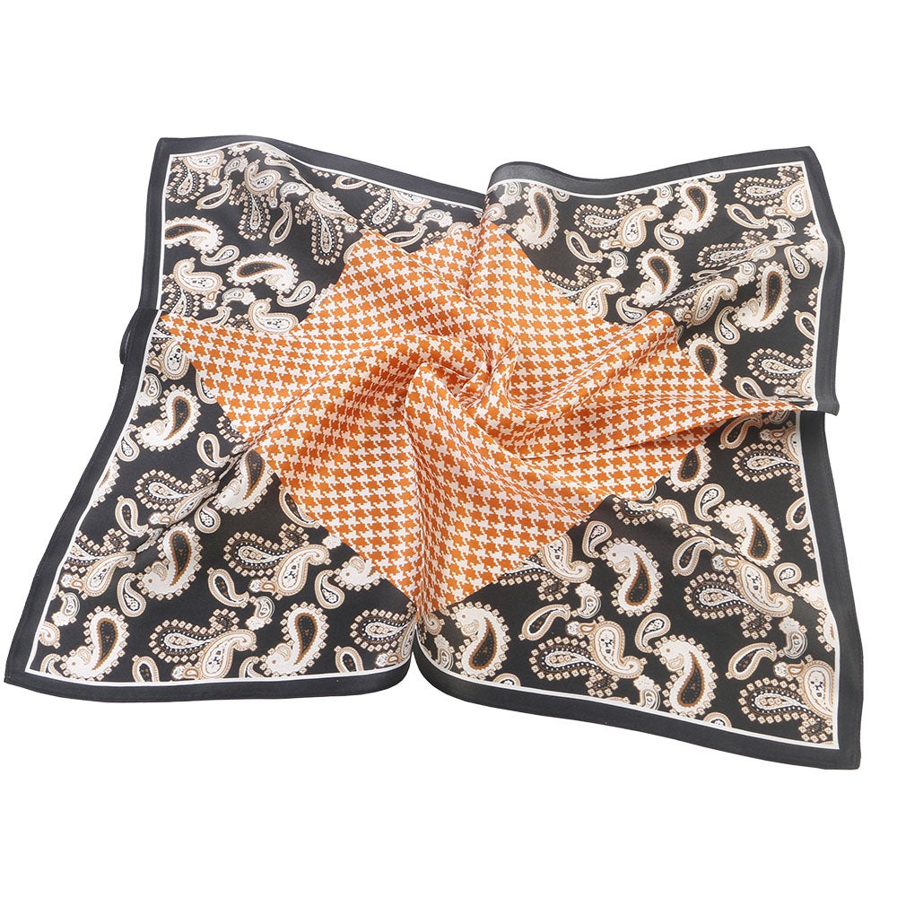 Scarf Nellie silke svart