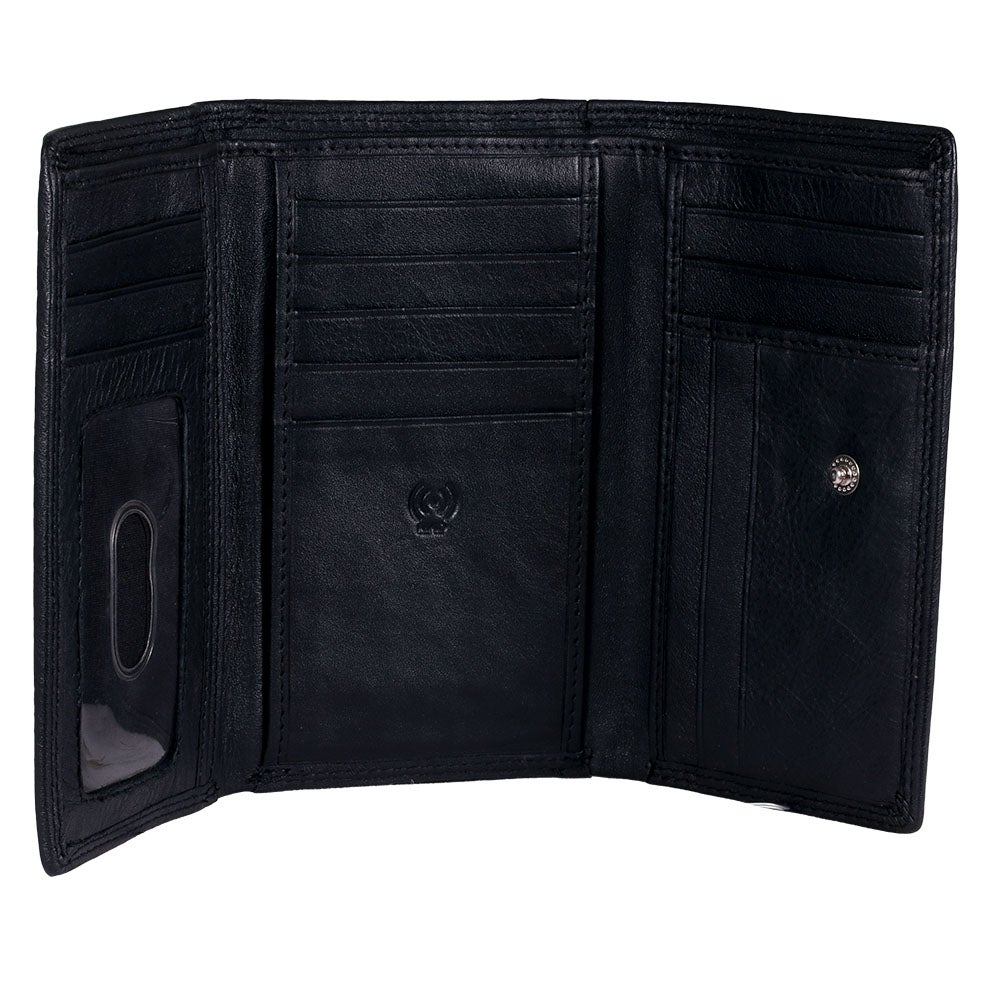 Plånbok dam stor, svart