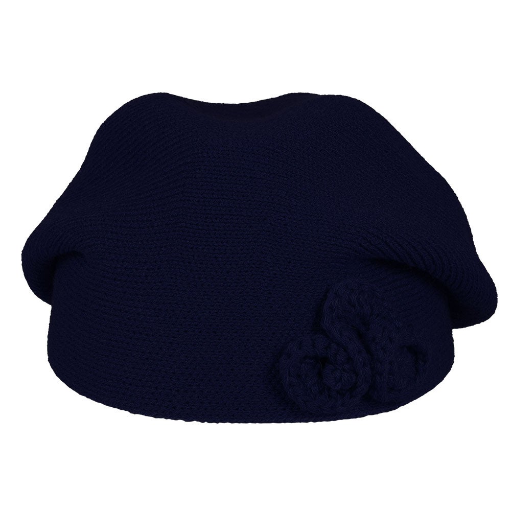 Mössa Dorotea marinblå