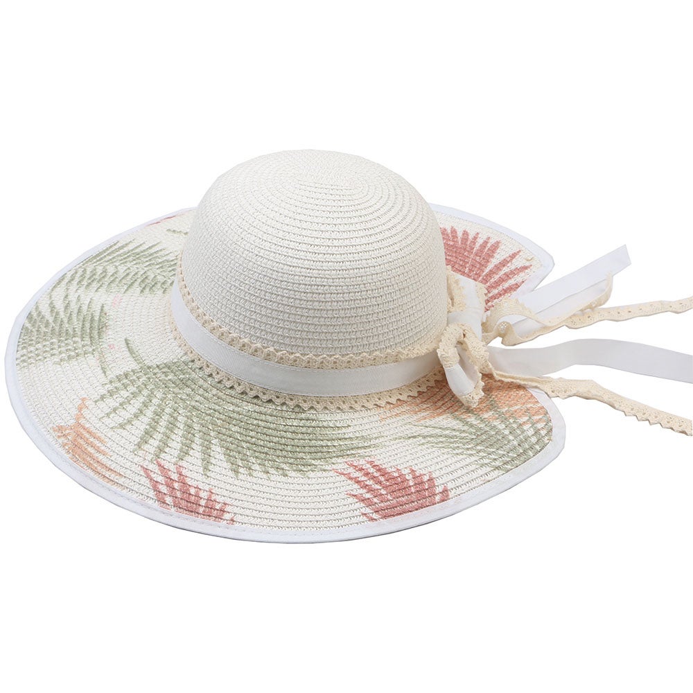 Hatt Nelly vit blomma 57