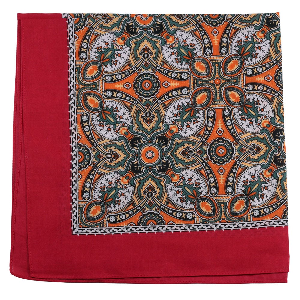 Snusnäsduk Retro 50 röd