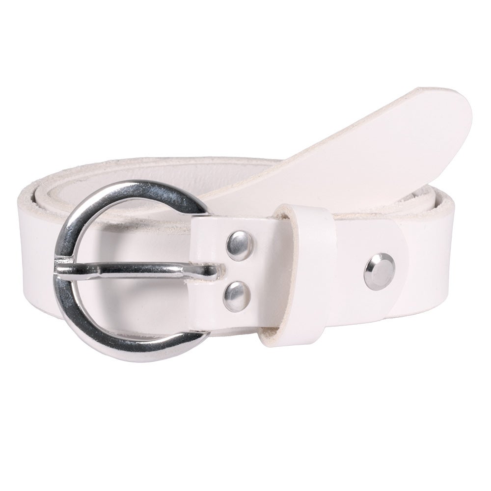 Bälte dam 25 mm vit 80