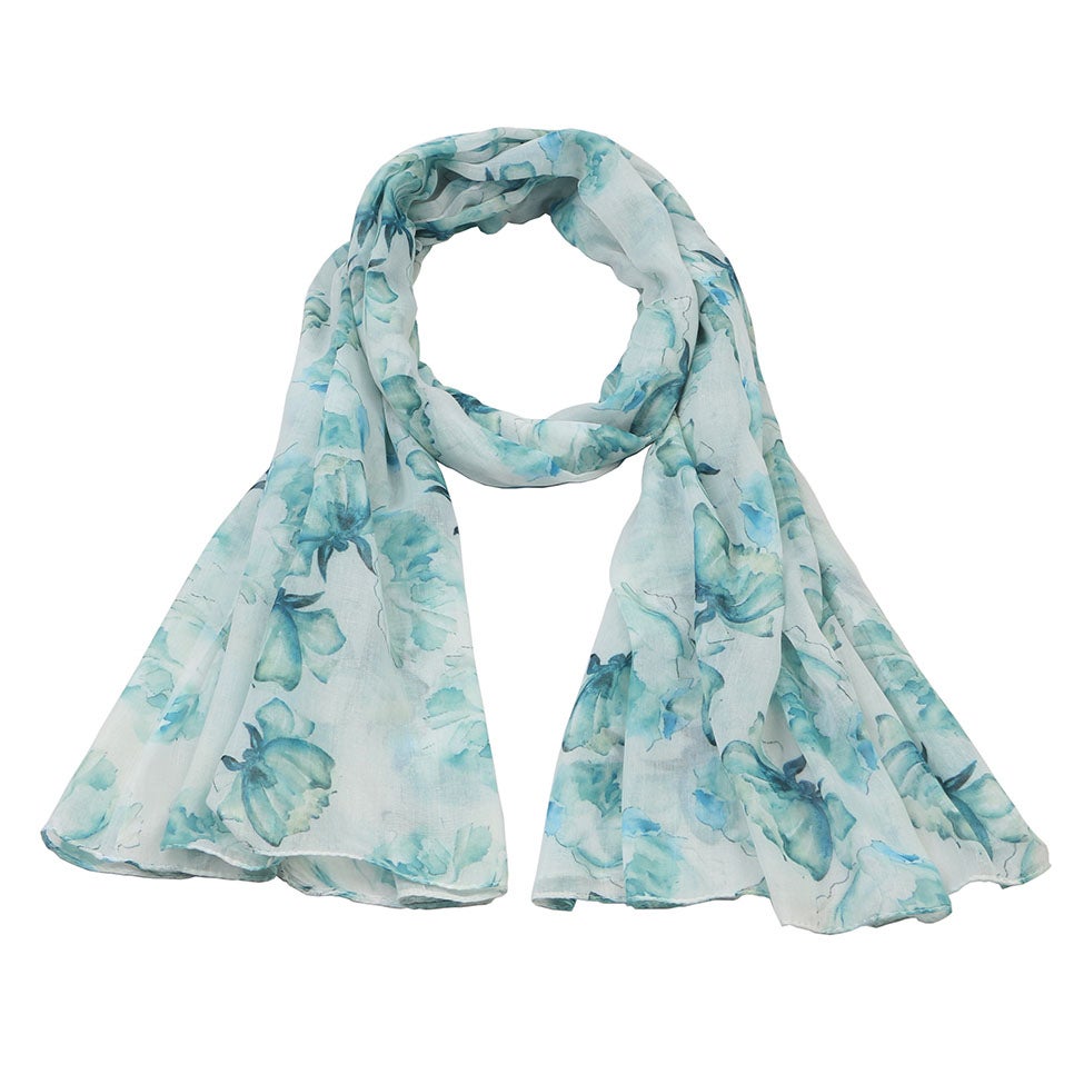 Scarf Lillie petrol