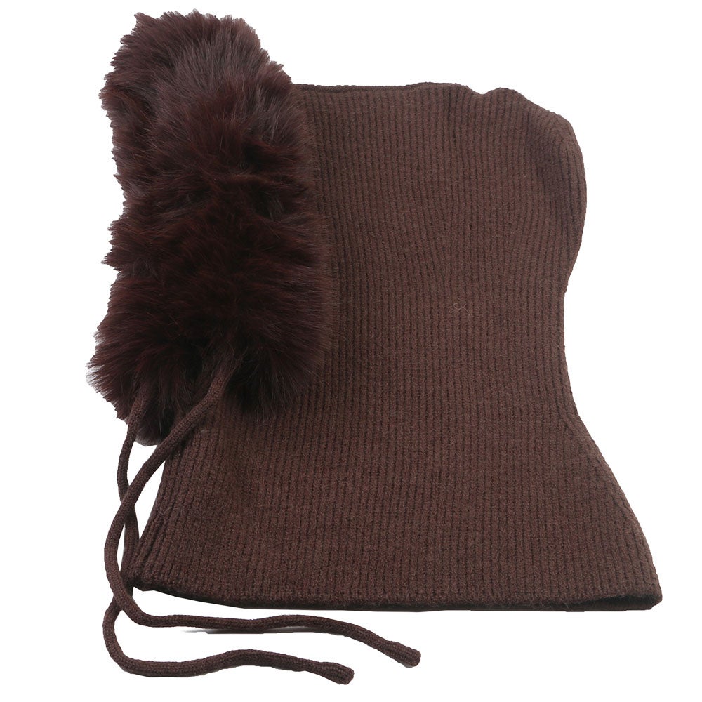 Balaklava mössa Tara brun