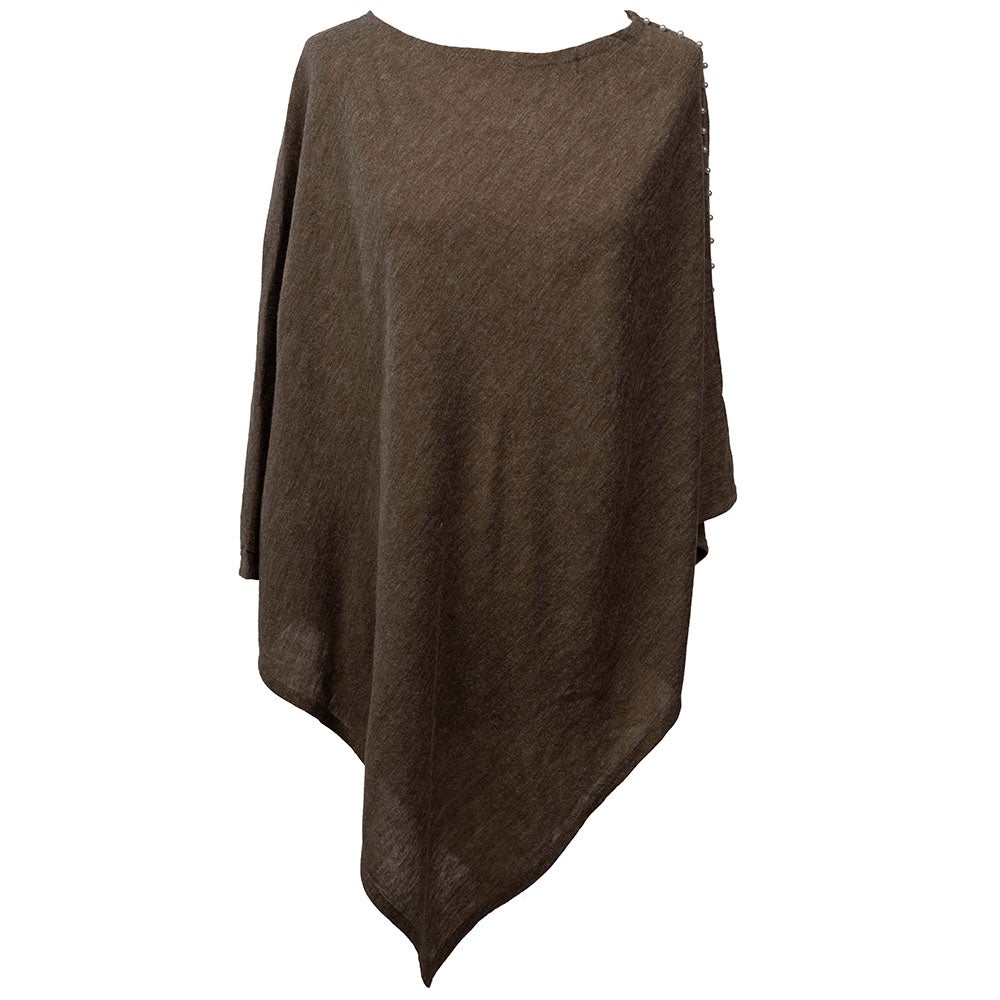 Poncho Golda mörkbeige