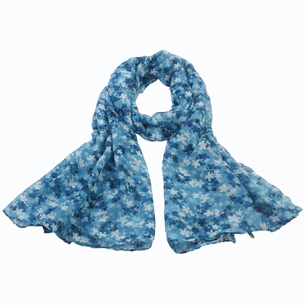Scarf Dahlia blå