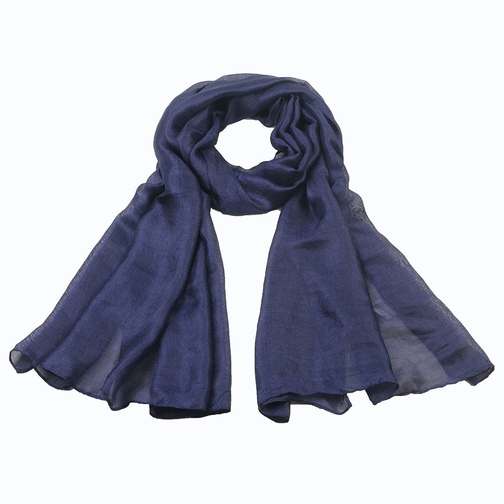 Scarf Elegant marinblå