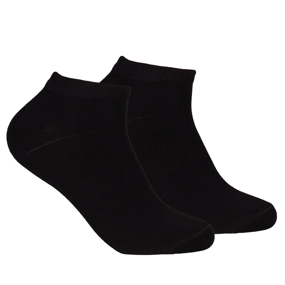 Bambustrumpa dam 2-pack sneaker svart 36/40