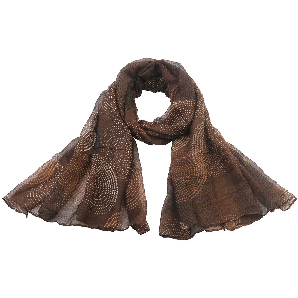 Scarf Gloria brun