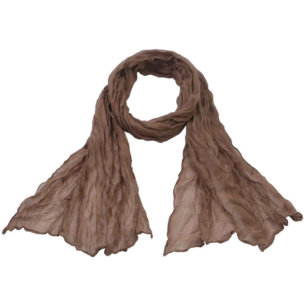 Scarf Anna mörkbeige