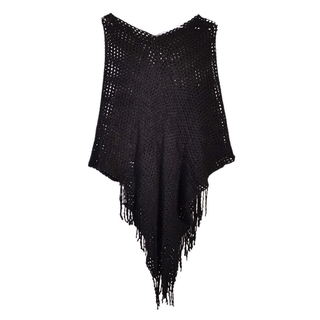 Poncho Riff svart