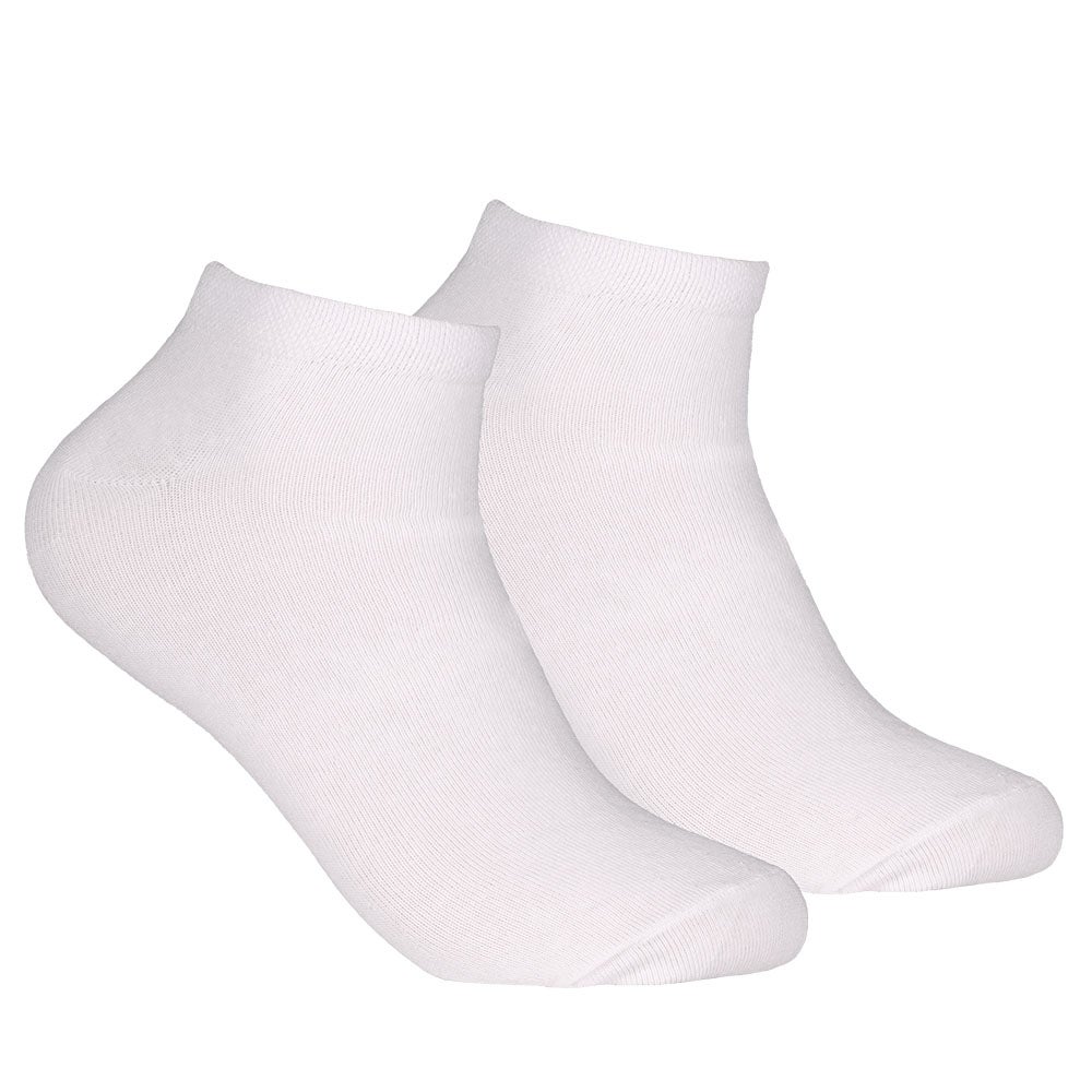 Bambustrumpa dam 2-pack sneaker vit 36/40