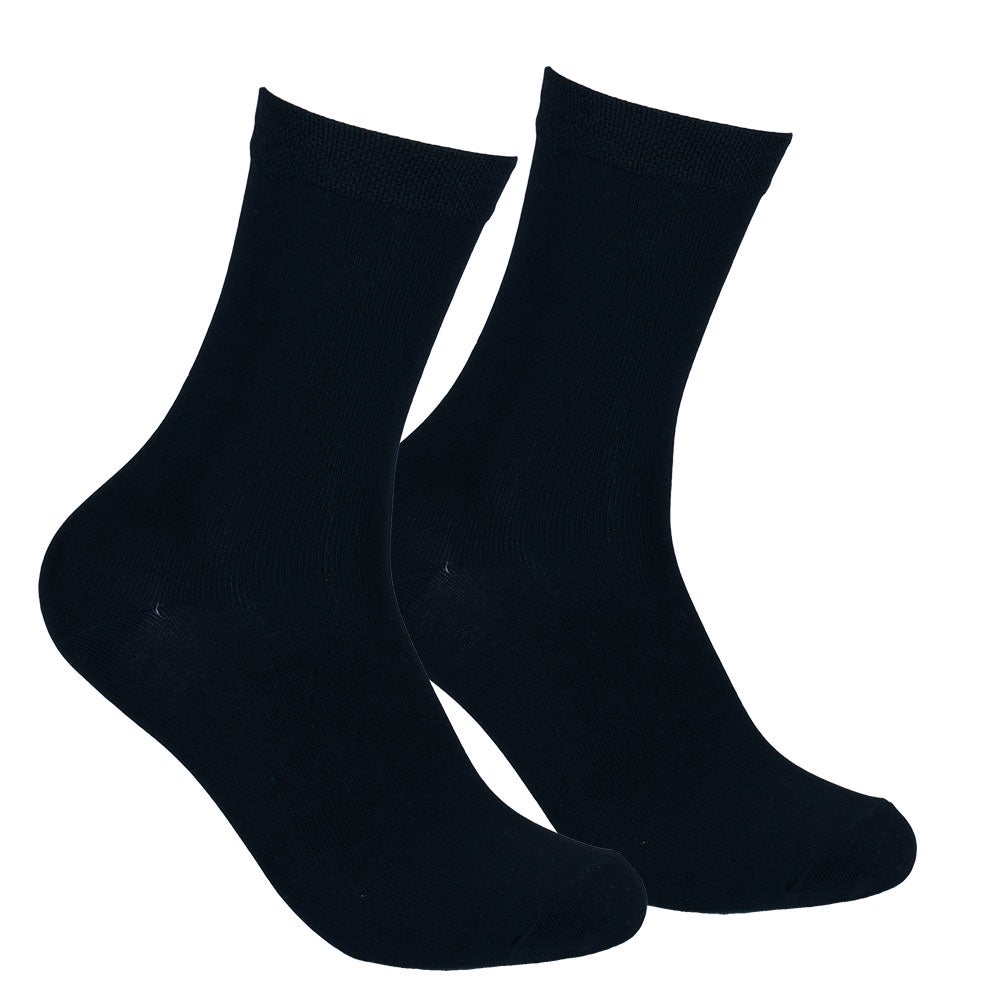 Bambustrumpa dam 2-pack svart 36/40