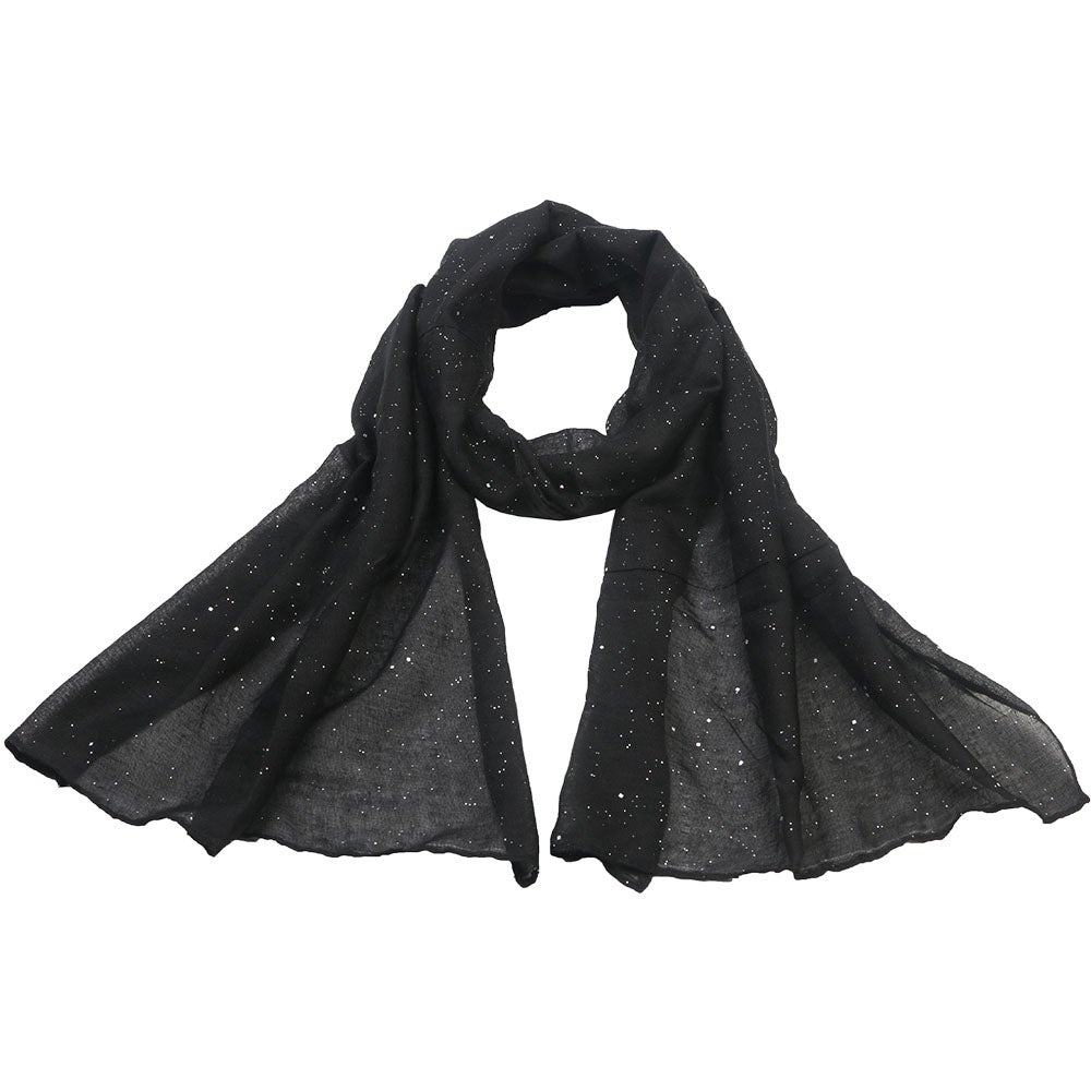 Scarf Dill Glitter svart