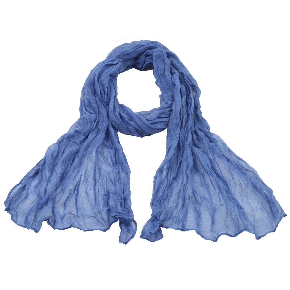 Scarf Anna jeansblå