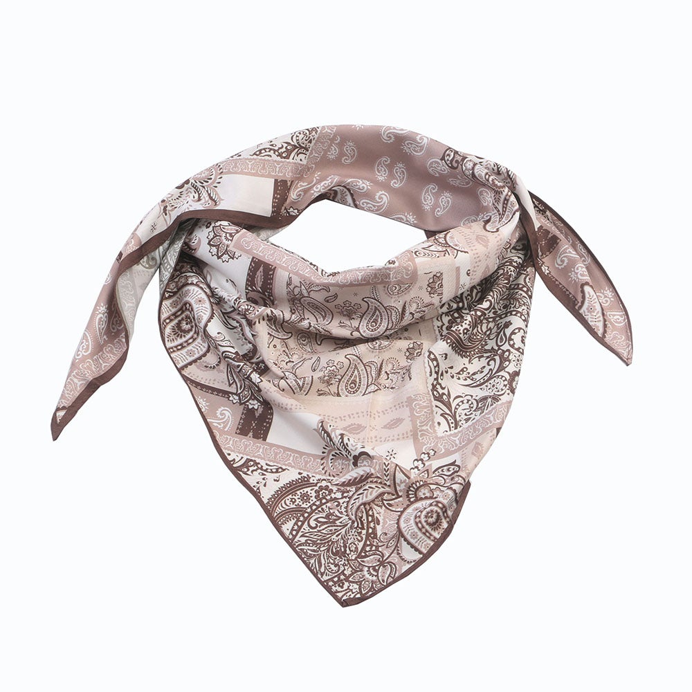 Scarf Marion trekant beige