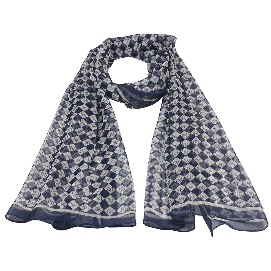 Scarf Lollo marinblå