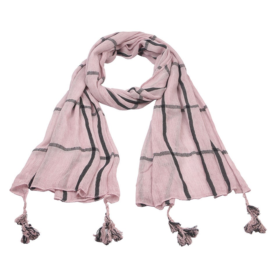 Scarf Cara ljusrosa
