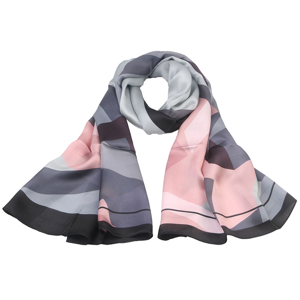 Scarf Molly silke svart
