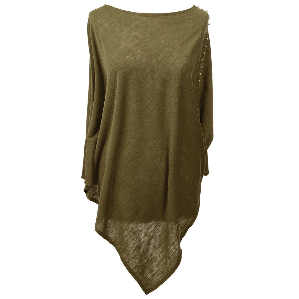 Poncho Golda armégrön